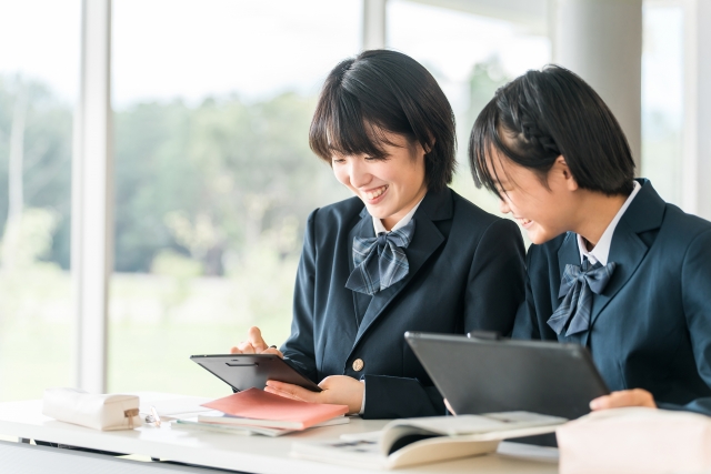 京都つくば開成高等学校 生徒の様子